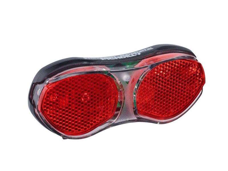 Büchel Piccadilly Fahrradrücklicht mit LED (für Gepäckträger | mit Standlicht & Kondensator)