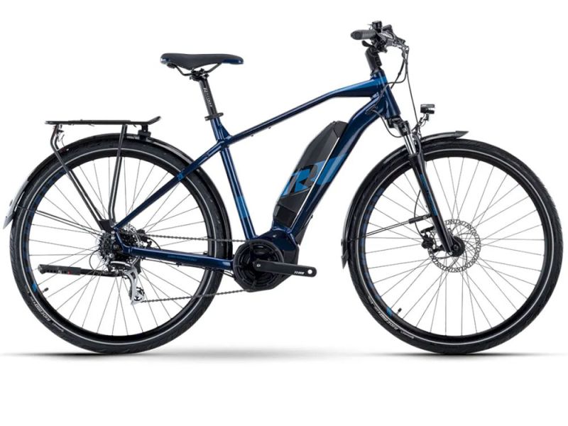 Raymon TourRay E 2.0 High | Trekking E-Bike | 28" | 500Wh Yamaha PW-TE | darkblue / blue