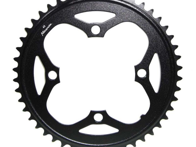 Haibike Kettenblatt für Bosch Motor Gen1 (2014 | schwarz | 48 Zähne | Alu | S-Pedelec)