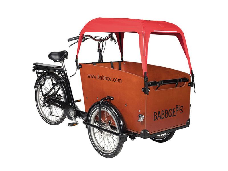 Babboe Sonnenverdeck für Big / Dog (rot)