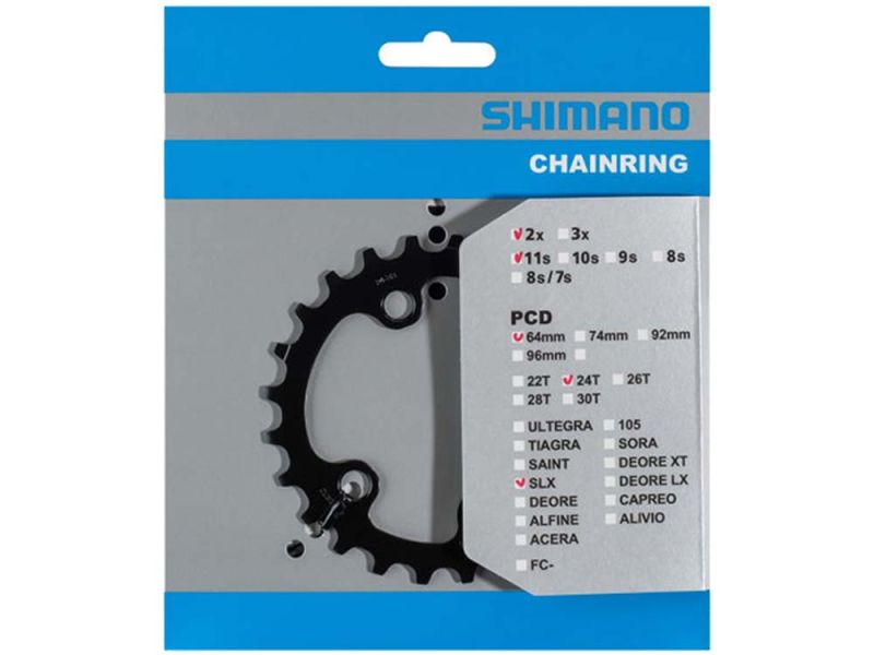 Shimano SKX FC-M700 Kettenblatt (24Z | 11-fach | schwarz)