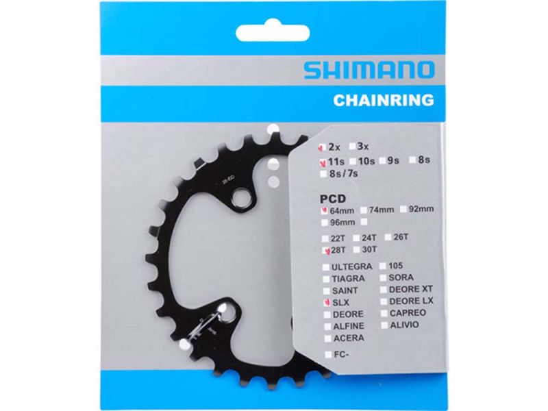 Shimano SKX FC-M700 Kettenblatt (28Z | 11-fach | schwarz)