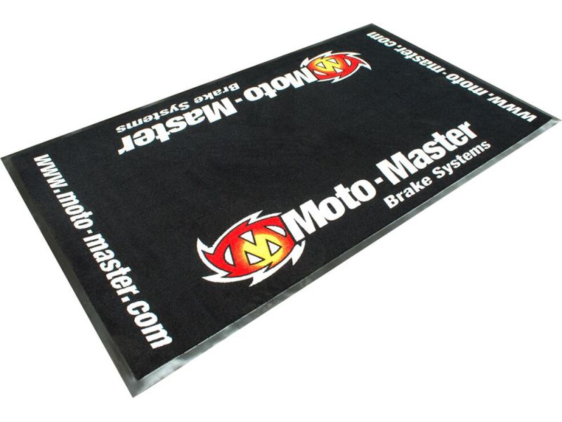 Moto-Master Werkstattmatte (schwarz / rot / weiß)