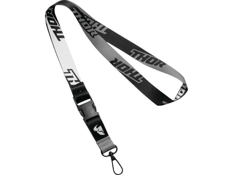 Thor Schlüsselband (schwarz / grau / gelb)