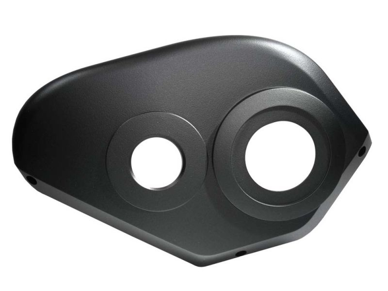 Sinus Motorcover (links | 2016 | schwarz matt für Bosch | Gen2)