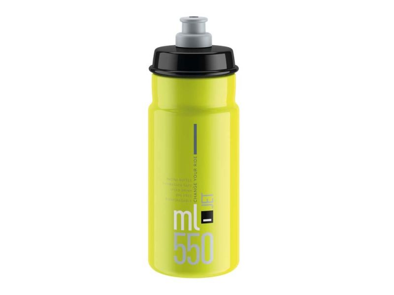 Elite Jet Trinkflasche (550ml | gelb fluo / schwarz | Polyethylen)