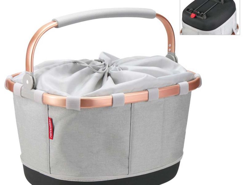 KLICKfix Carrybag GT Hinterradtasche (twist sky rose | 24 Liter | Racktime)