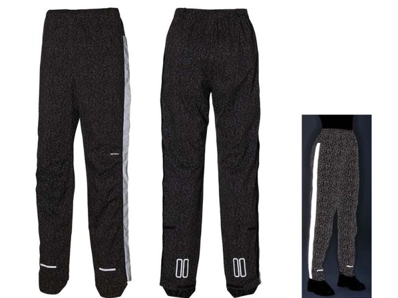 Basil Skane HiVis Regenhose Damen (schwarz)