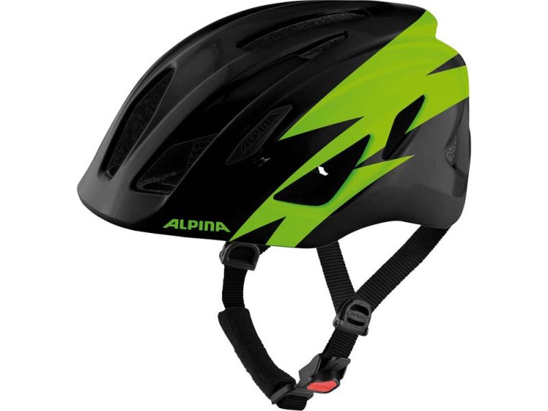 Alpina Pico Fahrradhelm Kinder (schwarz / grün)
