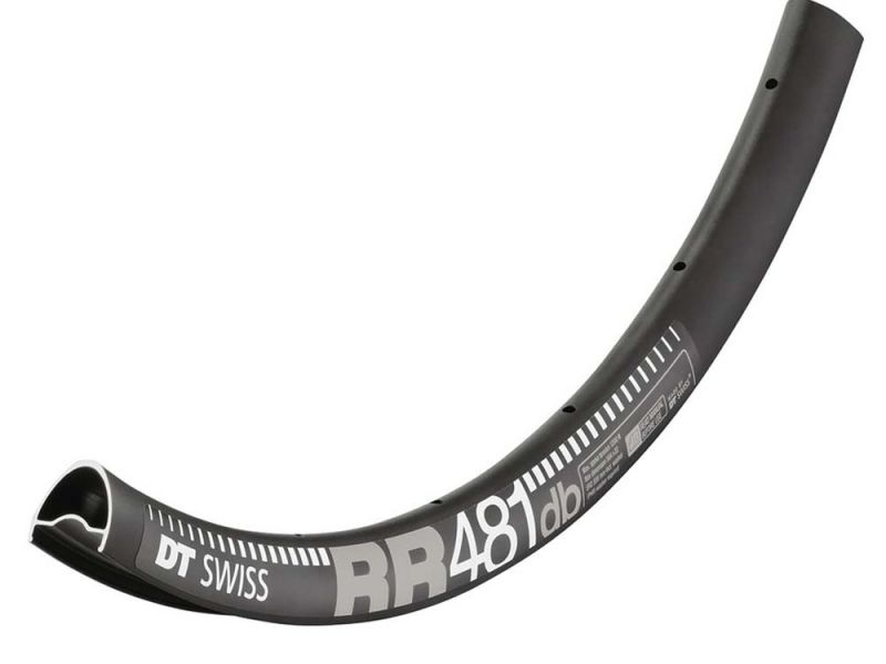 DT Swiss RR 481 DB Fahrradfelge (28" | schwarz | 28 Loch | 622-22)