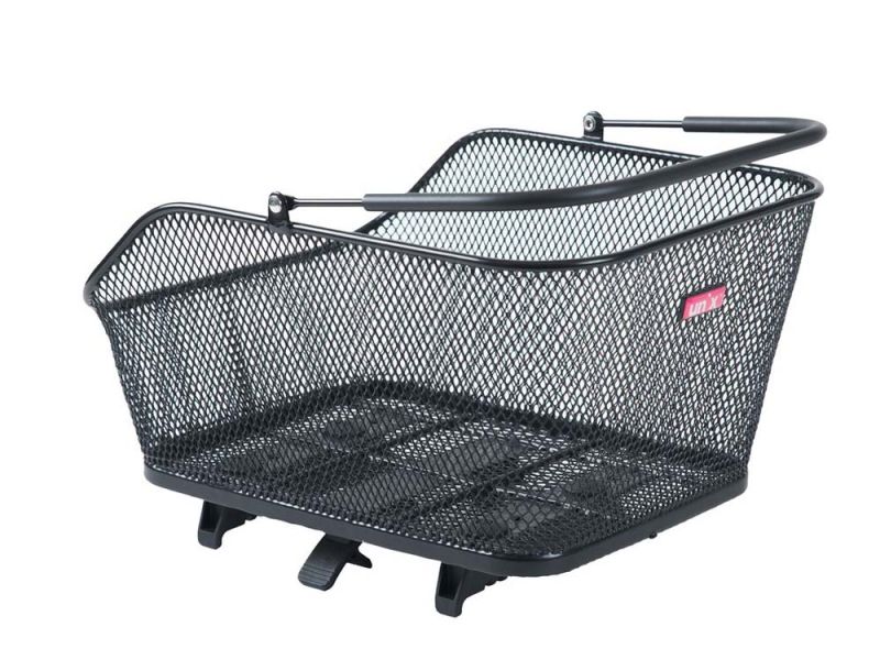 Unix Fabrice Hinterradkorb (20 Liter | engmaschig | TopKlip | schwarz)