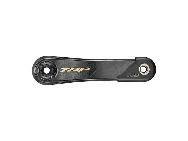 TRP CK-9050 EVO Kurbelarme (165mm | 68/73mm | Carbon | schwarz / gold)