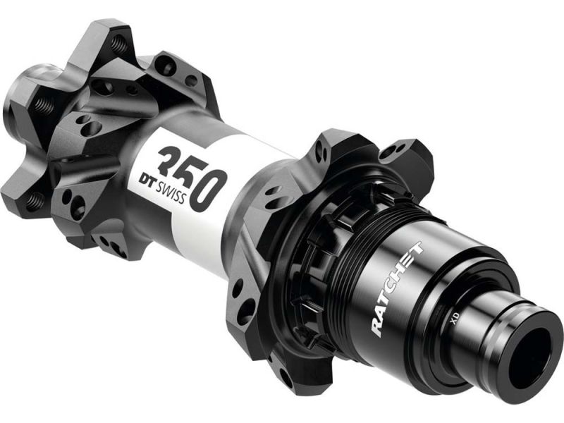 DT Swiss 350 MTB Straightpull DB Hinterradnabe (142/12mm TA | IS 6-Bolt | 28 Loch | Sram XD)