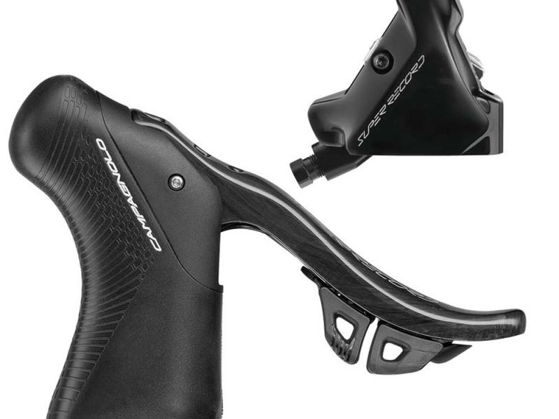 Campagnolo Super Record 12s WRL Schalt-Bremshebel (links | 12-fach | inkl. 140 Vorderradzange)