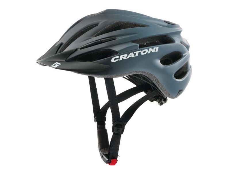 Cratoni Pacer Junior Fahrradhelm Kinder (schwarz / grau)