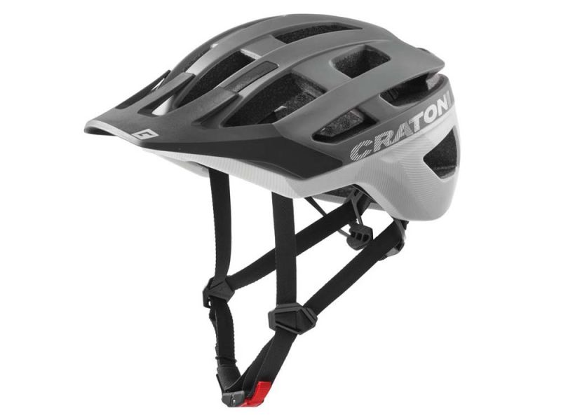 Cratoni AllRace Fahrradhelm (anthrazit / mattweiß)