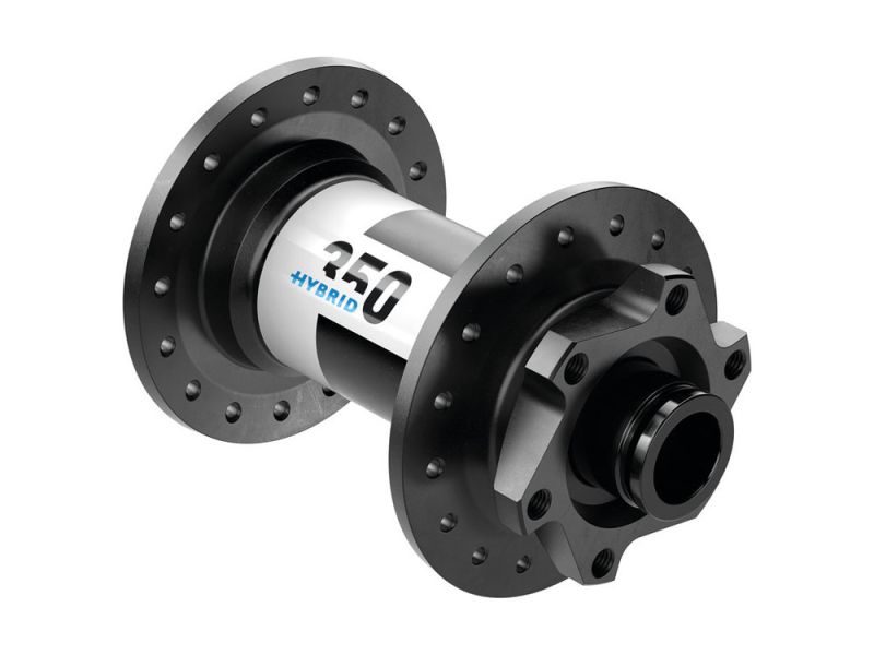 DT Swiss 350 Hybrid MTB DB Vorderradnabe (110/15mm | 36 Loch | IS-6-Bolt)