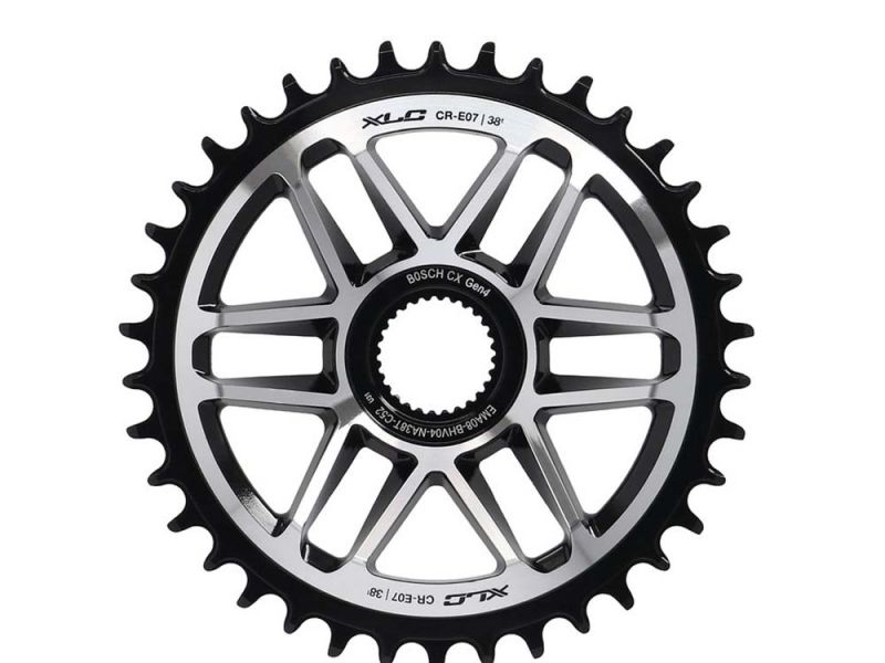 XLC CR-E07 Kettenblatt für E-Bike (Bosch Gen. 4 | direct mount | 38 Zähne)