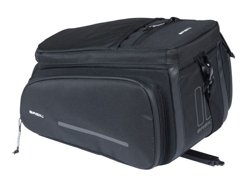 Basil Move Gepäckträgertasche (10-26 Liter | MIK | schwarz)
