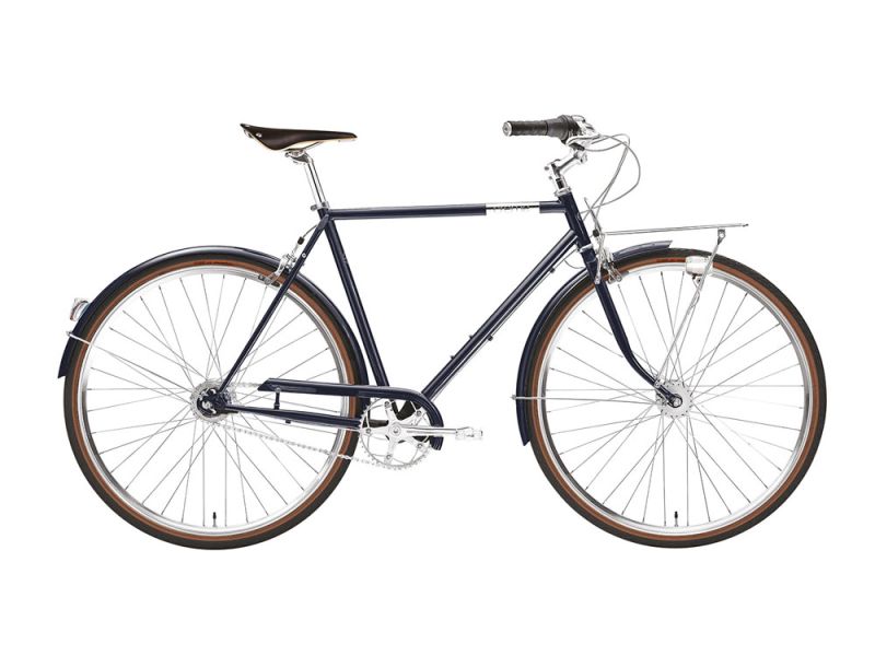 Creme Caferacer Doppio City Fahrrad (28“ | blau)-57 cm