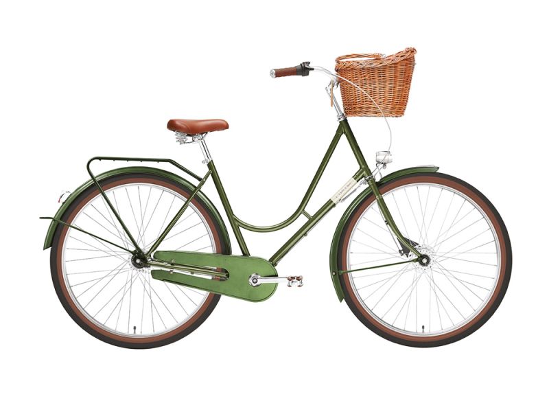 Creme HolyMoly Doppio City Fahrrad (28“ | mud green)-53 cm