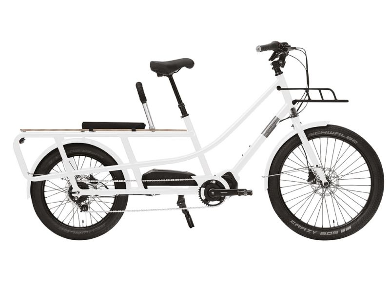 Creme Happy Wagon E-Lastenfahrrad (24“ | 504Wh | weiß)-44 cm