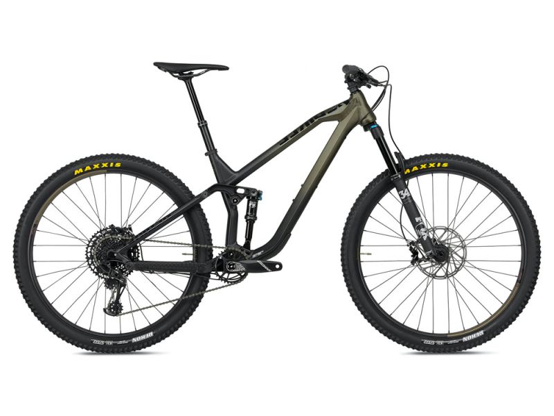 NS Bikes Define AL 130 Fullsuspension MTB (29" | schwarz / grün)-S