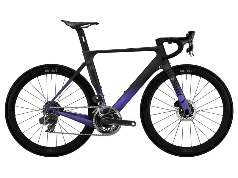 Rondo HVRT CF Zero Road Plus Rennrad (28“ | schwarz / violett)-XL