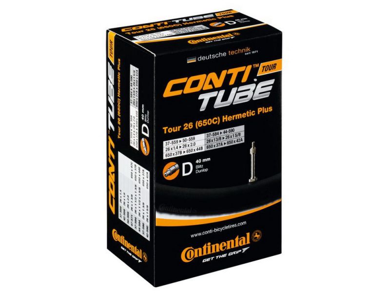 Continental Schlauch Tour 26 Hermetic Plus 26x1 1/8-1.75 37/47-559/590 SV 42mm