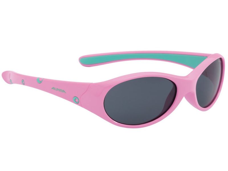 Alpina Flexxy Girl S3 sunglasses children (pink / green)
