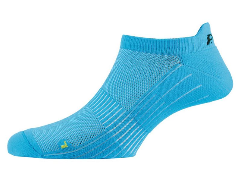 P.A.C. Active Footie Short SP 1.0 cycling socks men (neon blue)