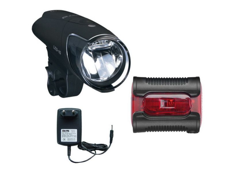 Busch&Müller LED Akkuscheinwerfer Set IXON IQ Premium 80Lux inklusive Akkus / Ladegerät / Ixback