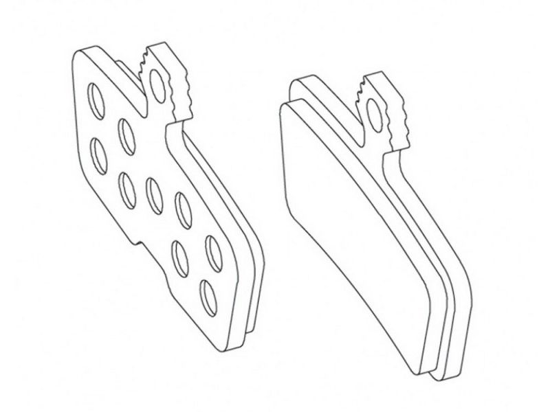 Avid Scheibenbremsbelag Set Code MY 11 (organisch/Alu)