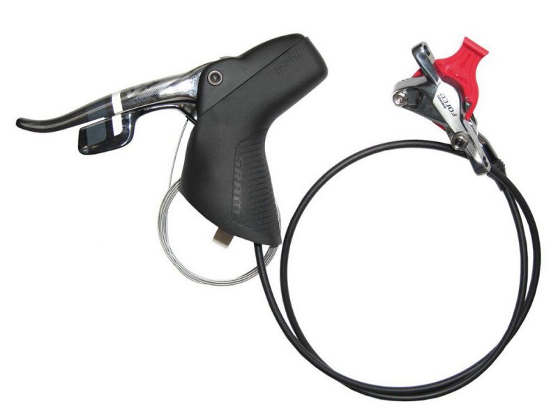 Sram Schalt- und Bremshebel Force22 2-fach links hydraulisch Scheibenbremse vorn 950mm