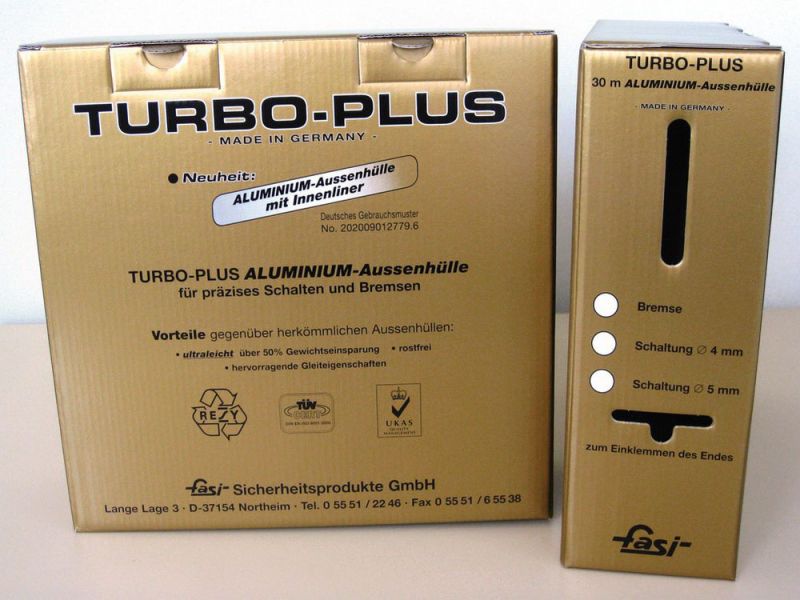 Diverse Bremsaußenhülle Turbo Plus mit Innenliner