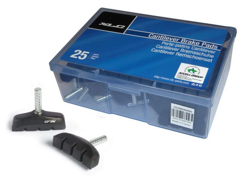 XLC Cantilever Bremsschuhe BS-C01 OEM-Verpackung (25 Paar) 53mm EVP per Set