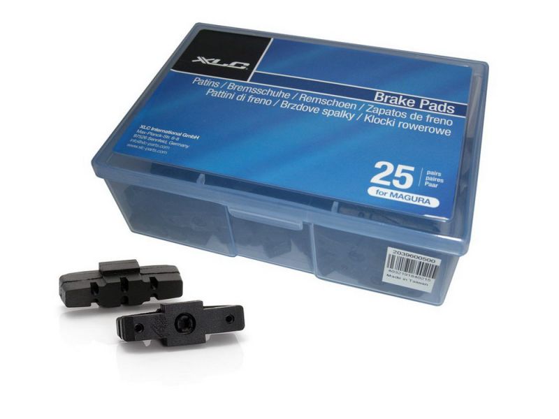 XLC Bremsschuhe für Magura OEM-Verpackung (25 Paar) 50mm EVP per Set