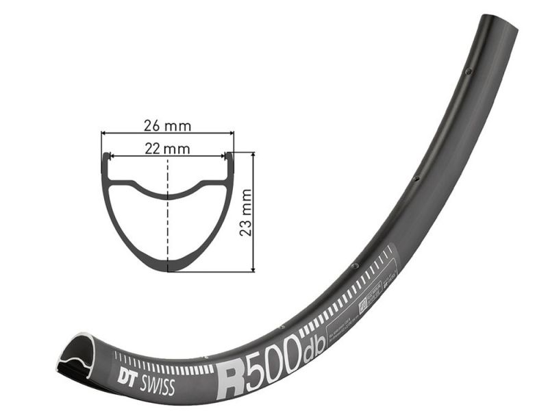 Felge R 500 DB 28" sz