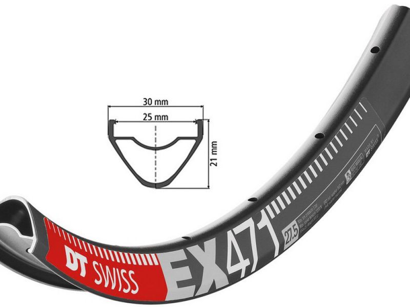 DT Swiss Felge EX 471 27,5" 584-25 VL 65mm 32 Loch
