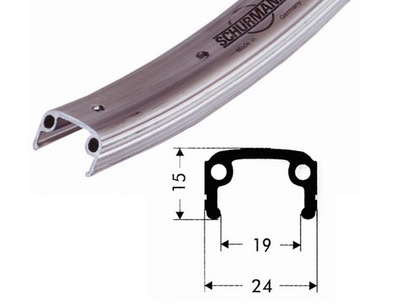 Schürmann Felge 16" 305-19 VL 85mm 20 Loch ohne Ösen