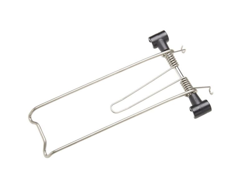 Federklappe Racktime Clampit Edelstahl