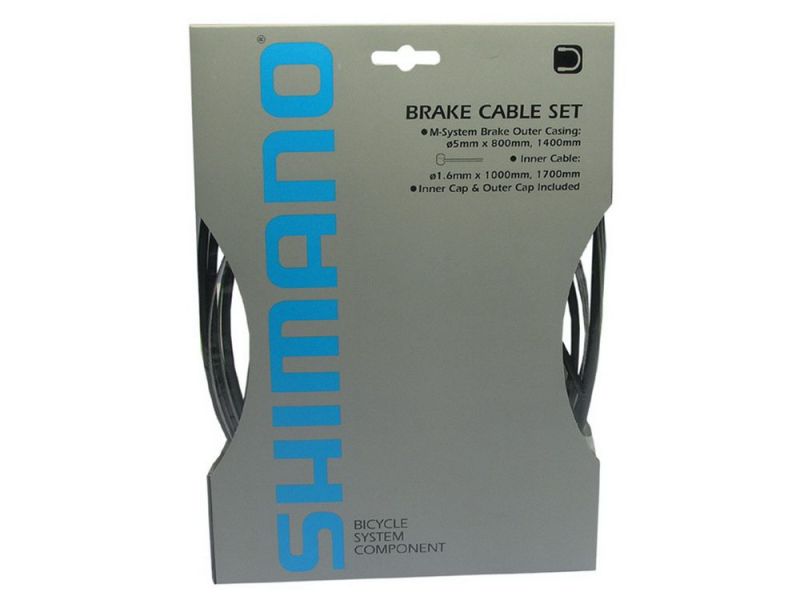 Shimano Bremszugset Züge und Hüllen für Vorder- und Hinterrad