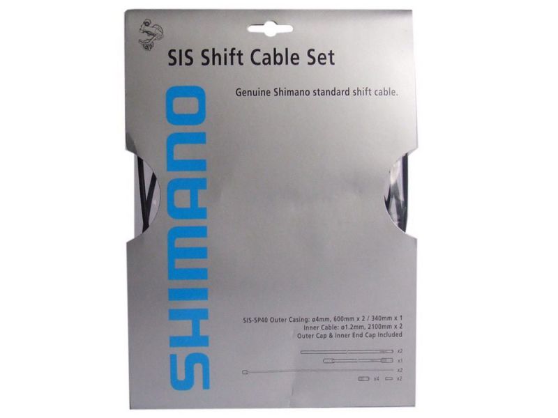 Shimano Schaltkabelset SIS 40 für Vorder- und Hinterrad