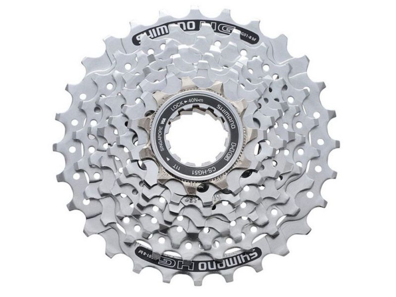 Shimano Zahnkranz-Kassette CSHG51 8-fach 11-13-15-18-21-24-28-32 Zähne