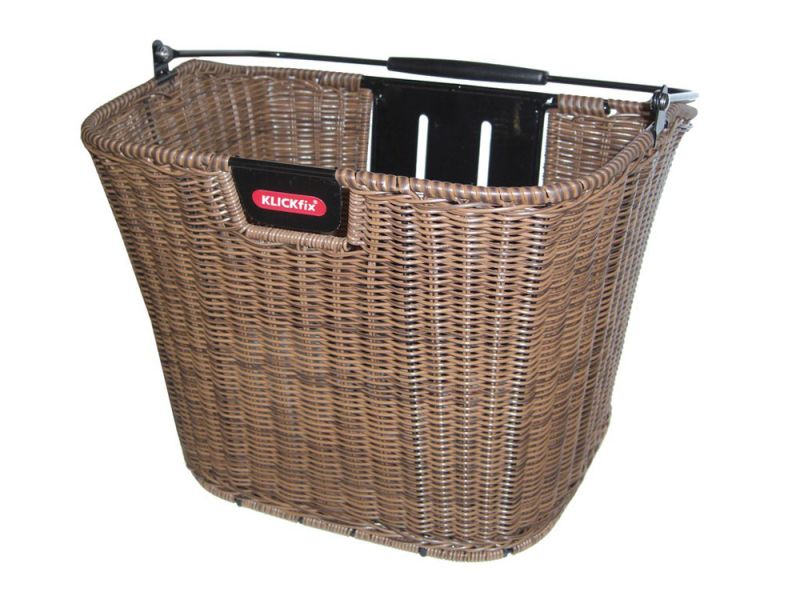 Vorderradkorb KLICKfix Structura braun