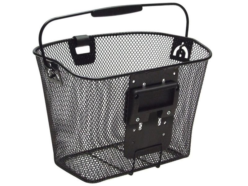 Vorderradkorb KLICKfix Uni schwarz