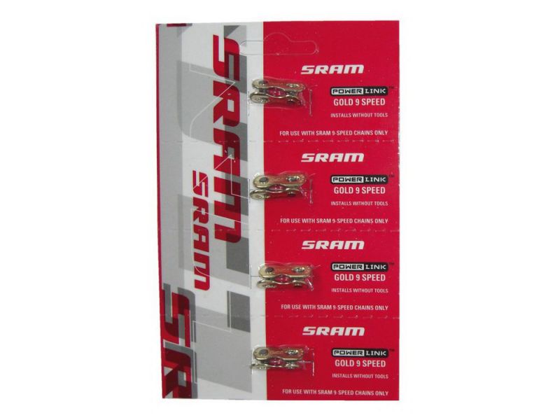 Sram Kettenverschlussglied Set mit 4 Stück Power Link 9-fach