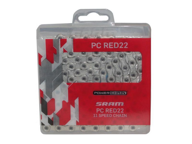 Sram Schaltungskette PC Red22 Hollow Pin 114 Glieder 11-fach mit Power-Lock