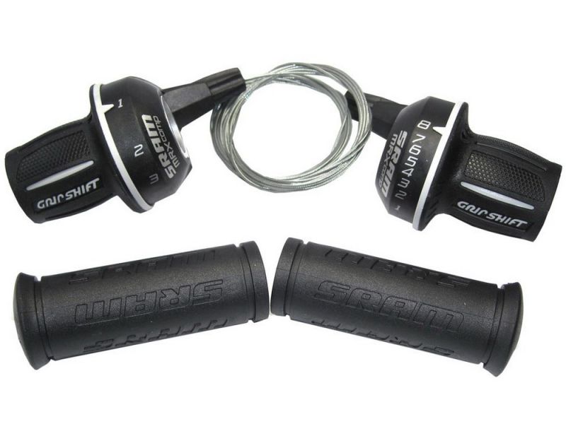 Sram Drehgriffschalterset MRX Comp 8-fach hinten Micro Front 1:2