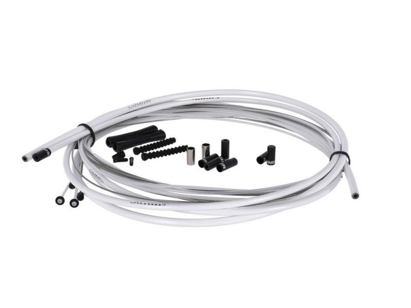 SRAM SlickWire Pro Schaltzug Kit (weiß | 4mm | Road / MTB)
